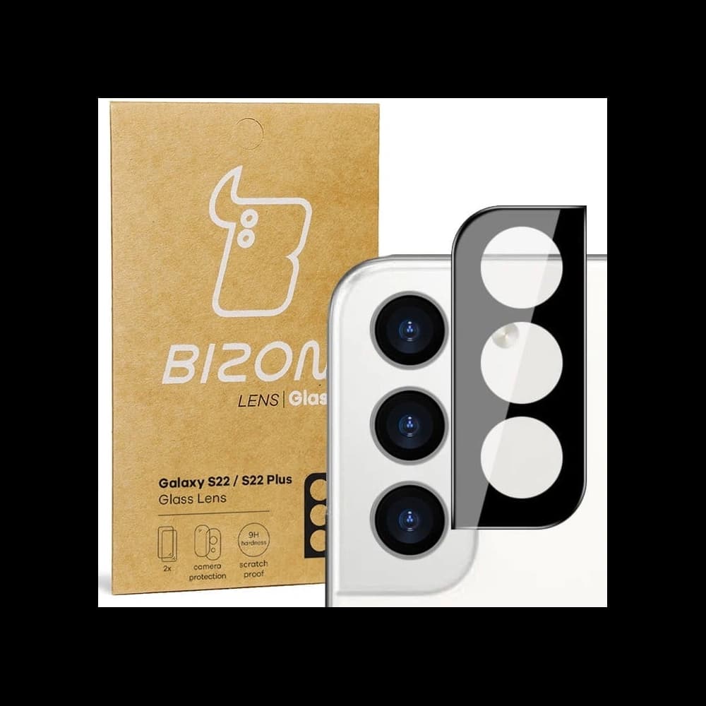 Bizon Sticlă Lentilă Samsung Galaxy S22 / S22 Plus [2 PACHET] - 1