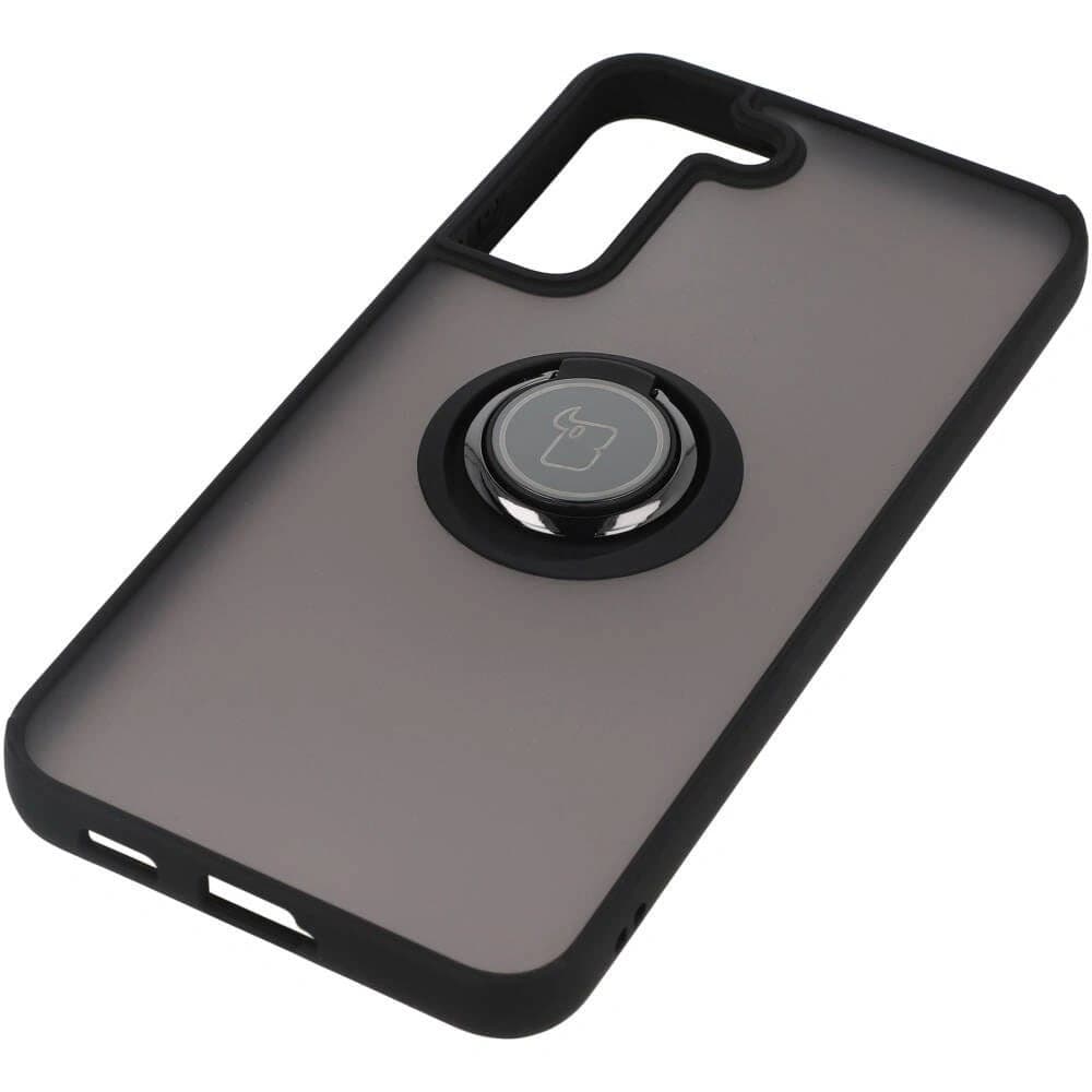 Bizon Case Hybrid Ring Samsung Galaxy S22 Plus smoky with a black frame - 3