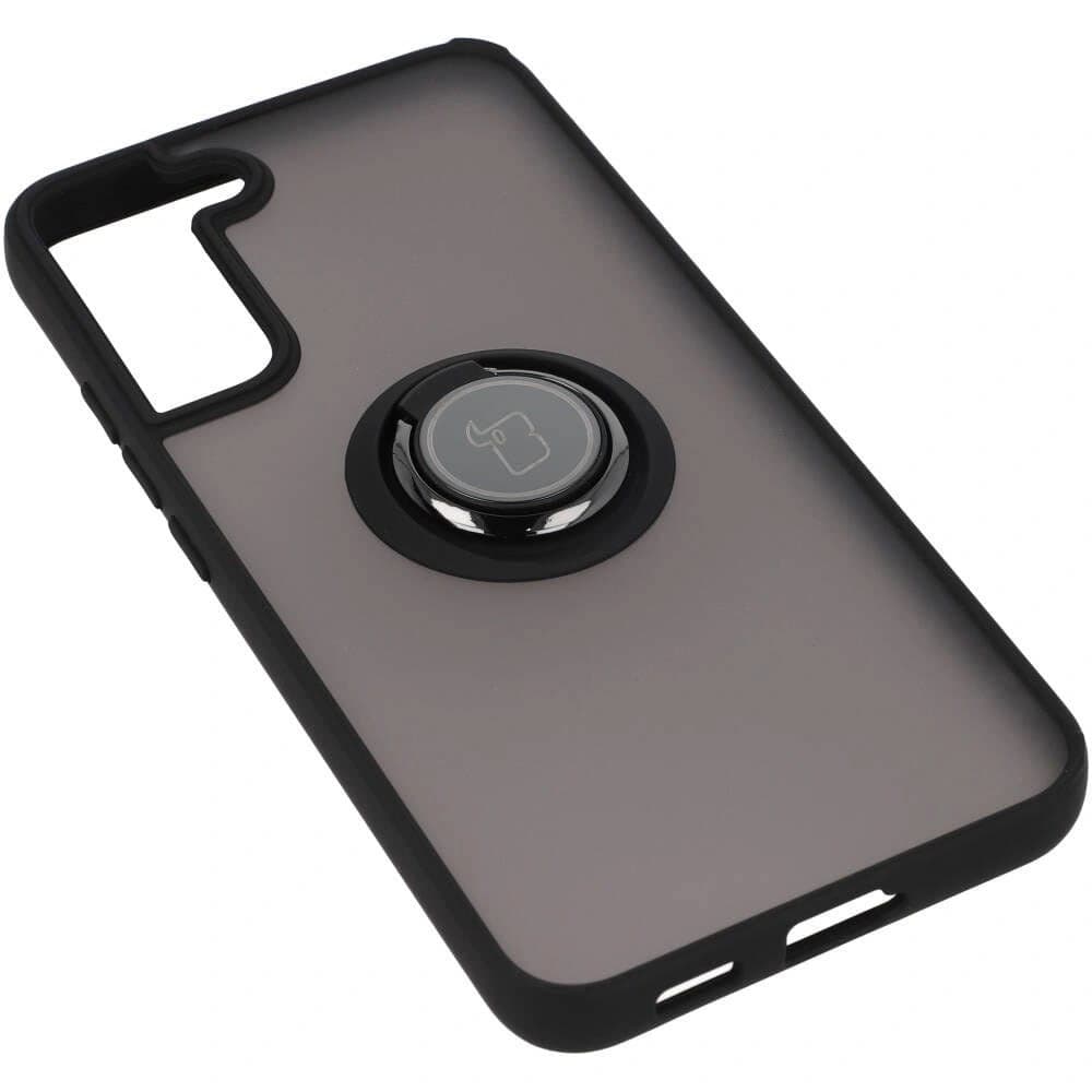 Bizon Case Hybrid Ring Samsung Galaxy S22 Plus smoky with a black frame - 4