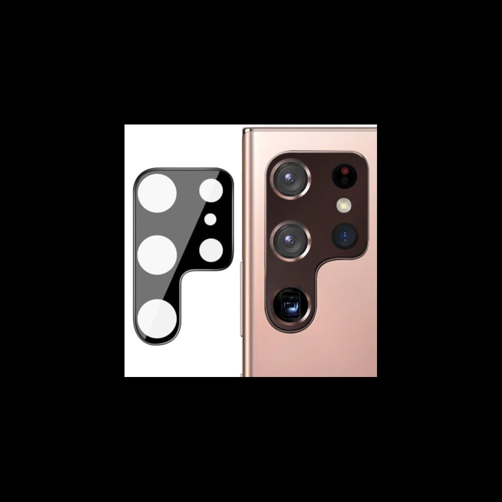 Sklo na fotoaparát Bizon Glass Lens do Samsung Galaxy S22 Ultra [2 PACK] - 4