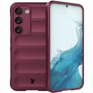 Pancerne etui Bizon Case Tur do Samsung Galaxy S23 ciemnofioletowe