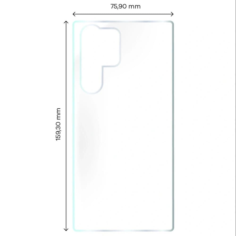Fólie hydrogelová na zadní stranu Bizon Glass Hydrogel Samsung Galaxy S23 Ultra [2 PACK] - 2