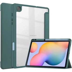 Bizon Case Tab Clear Matt Samsung Galaxy Tab S6 Lite 2024/2022/2020 dark green