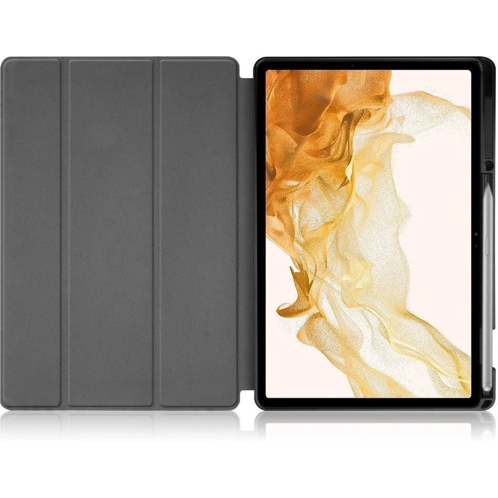 Etui Bizon Case Tab Lizard do Samsung Galaxy Tab S8 Plus / S7 Plus czarne - 7