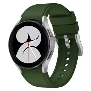 Bizon Strap Watch Silicone Pro Samsung Galaxy Watch 20 mm grün