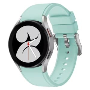 Bizon Strap Watch Silicone Pro Samsung Galaxy Watch 20 mm türkis