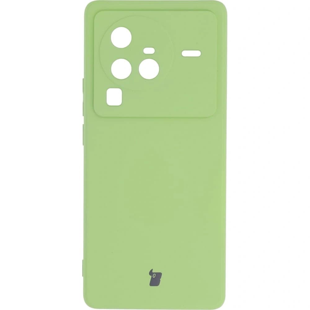 Bizon Case Silikon Sq Vivo X80 Pro hellgrün - 1