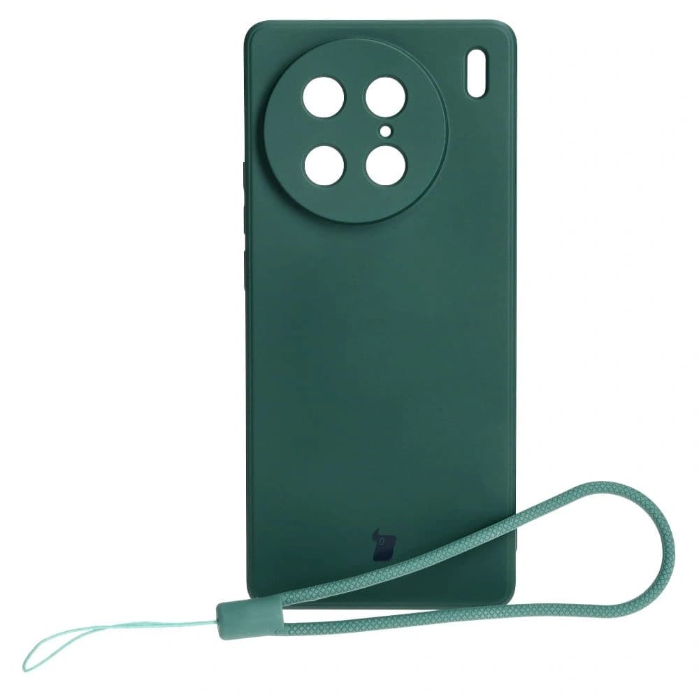 Bizon Case Silikon Sq VIVO X90 Pro dunkelgrün - 1