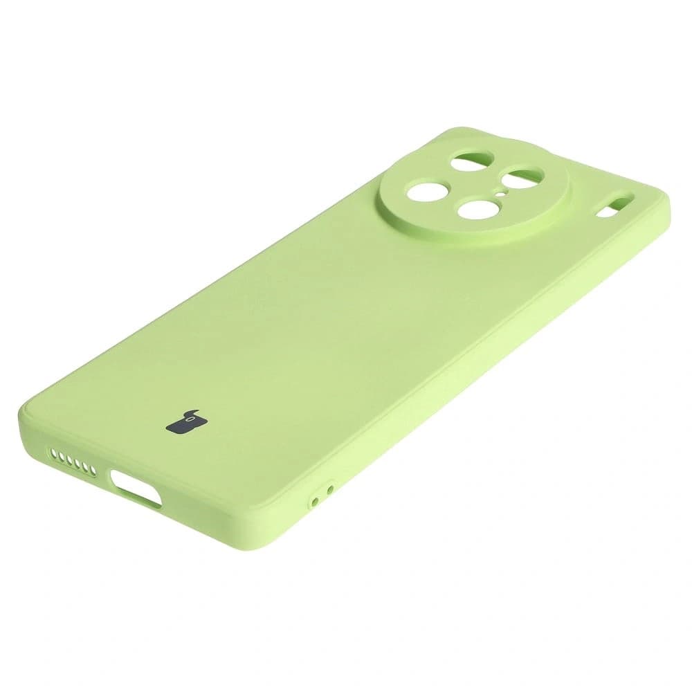Bizon Case Silicone Sq VIVO X90 Pro light green - 3