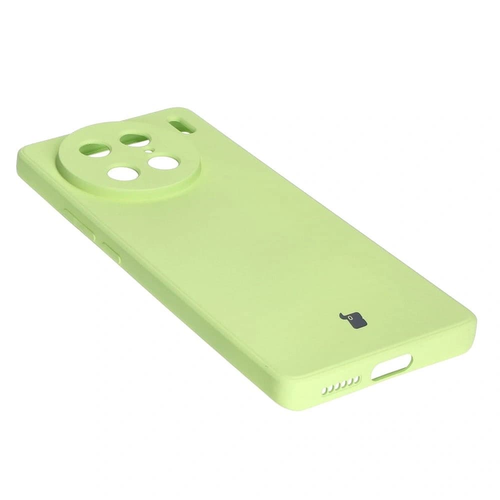 Bizon Case Silicone Sq VIVO X90 Pro light green - 4
