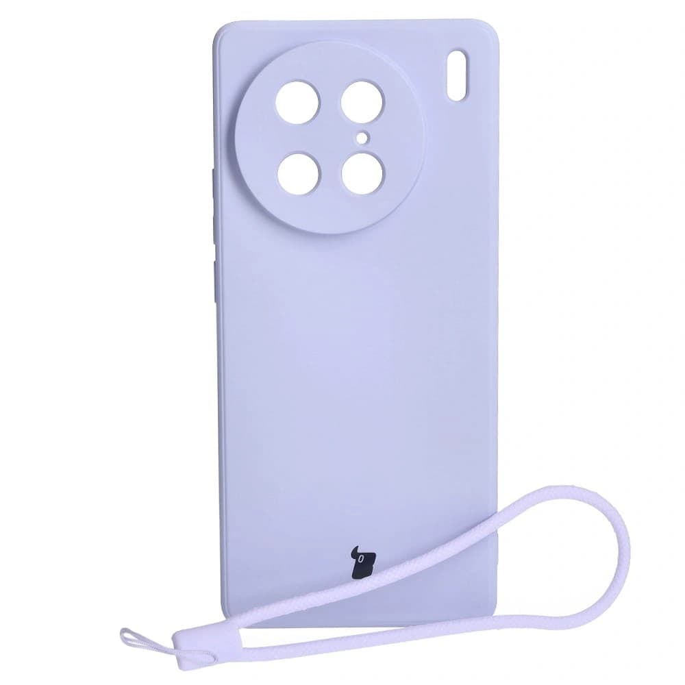 Bizon Case Silikon Sq VIVO X90 Pro helllila - 1