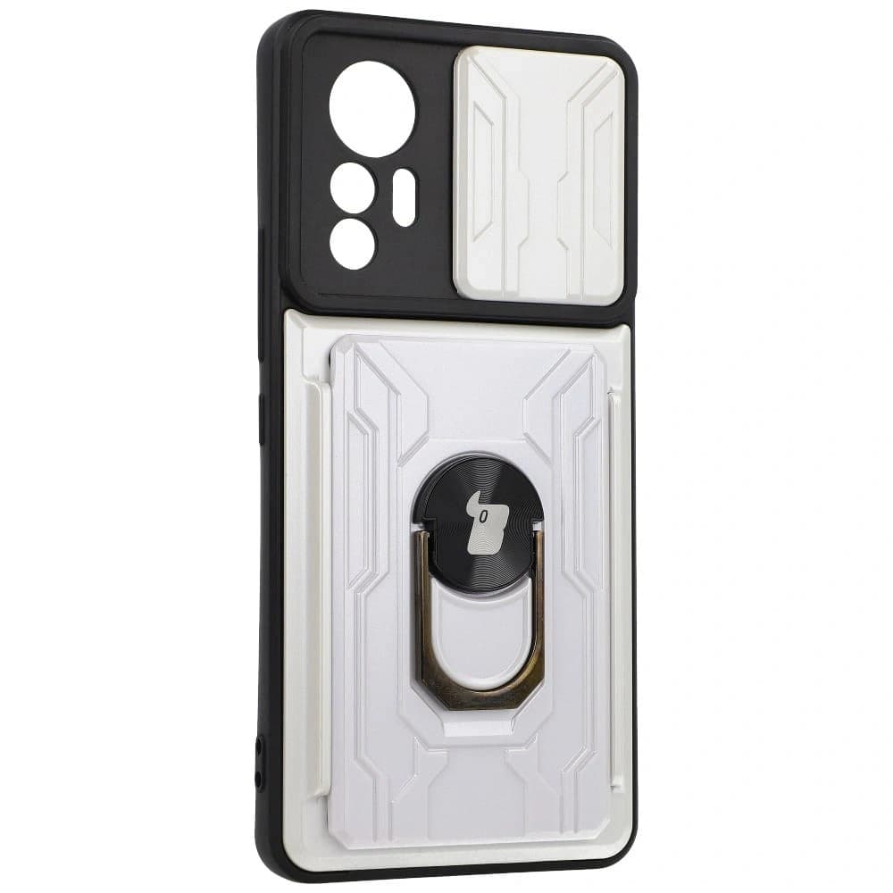 Bizon Case Camshield Kartensteckplatz Ring Xiaomi 12 Lite weiß - 2