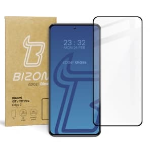 Bizon Glass Edge 2 Xiaomi 12T / 12T Pro schwarz