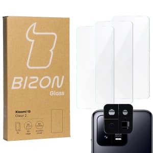 BIZON Clear 2 3x screen glass + camera glass Xiaomi 13