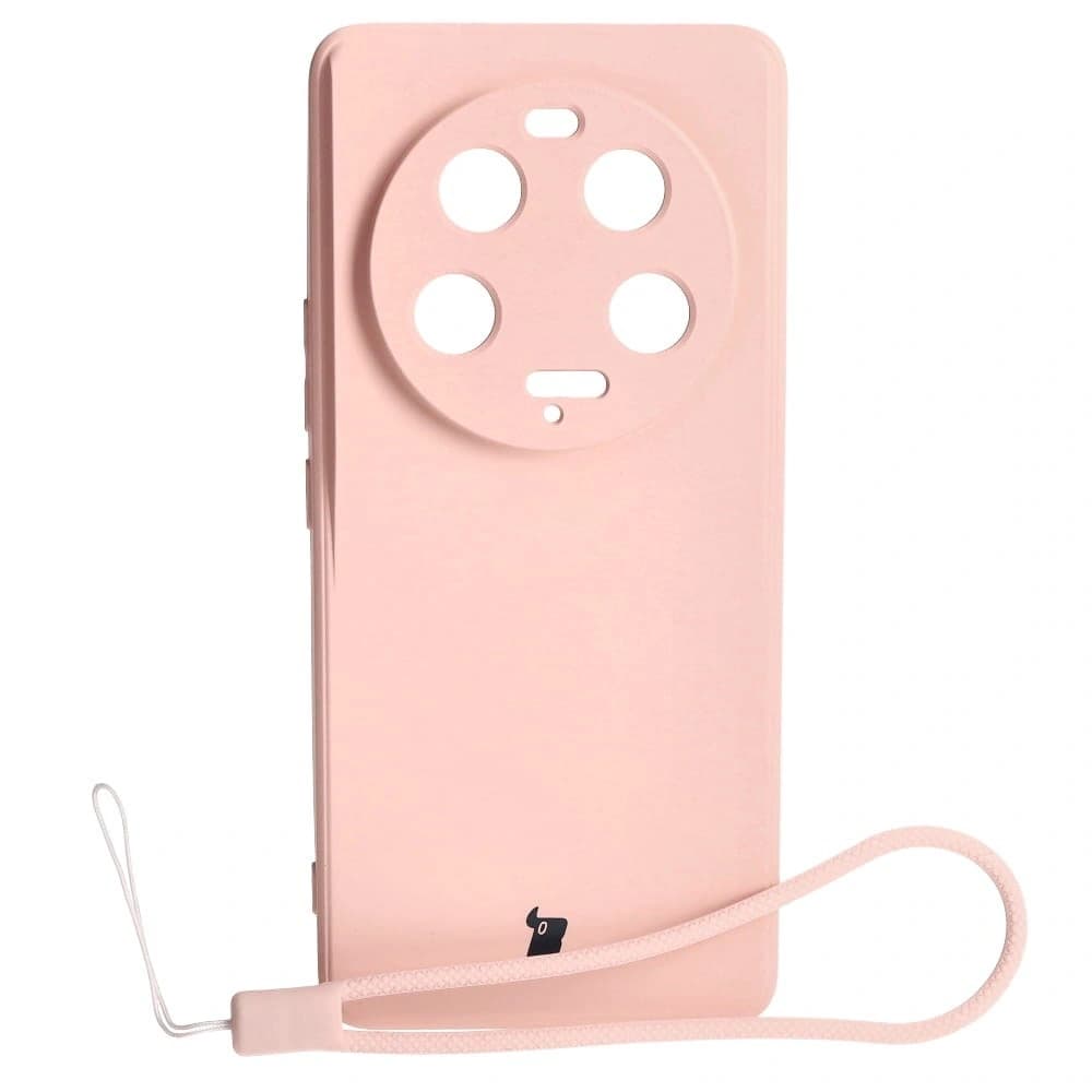 Bizon Case Silicone Sq Xiaomi 13 Ultra light pink - 1