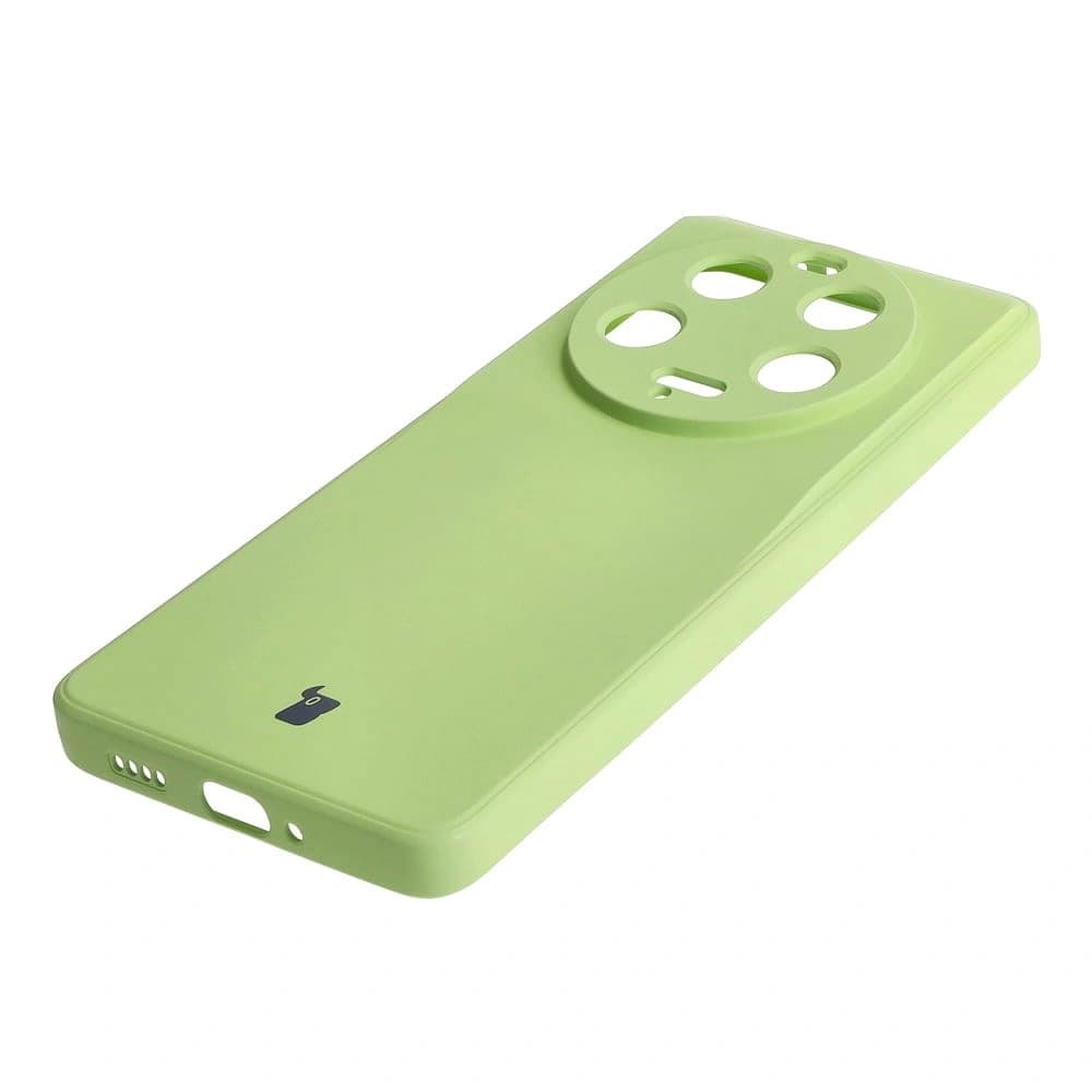 Bizon Case Silicone Sq Xiaomi 13 Ultra light green - 3
