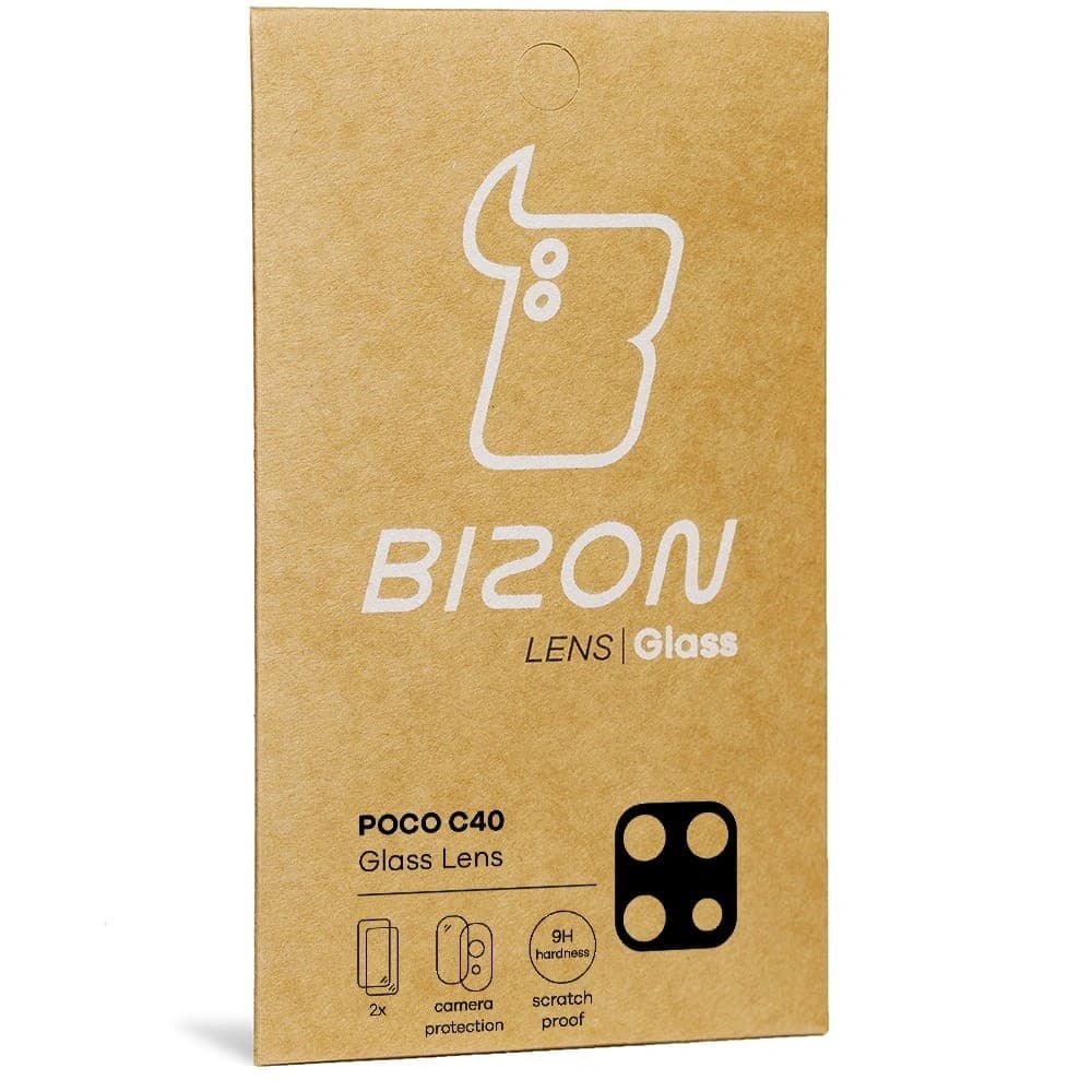 Bizon Glaslinse Poco C40 / Redmi 10C [2 PACK] - 5