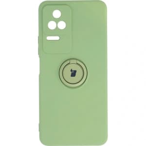 Bizon Case Silicone Ring Sq Xiaomi Poco F4 light green