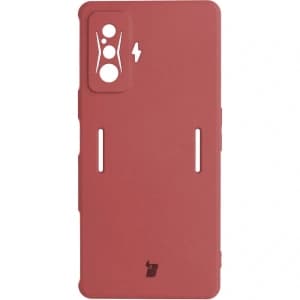 Bizon Case Silicone Xiaomi Poco F4 GT dark pink