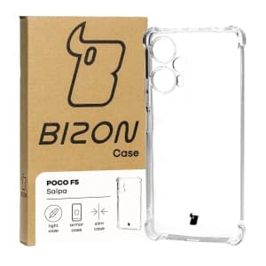 Elastyczne etui Bizon Case Salpa do Xiaomi Poco F5 przezroczyste