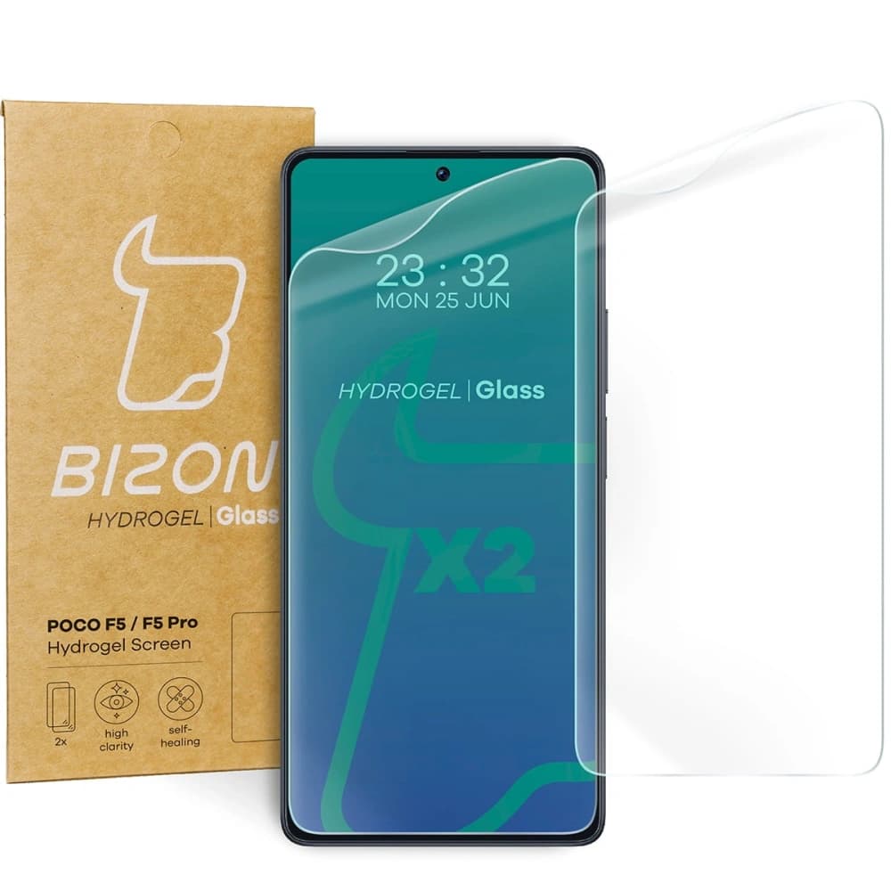 Bizon Glass Hydrogel POCO F5/F5 Pro [2 PACK] - 1