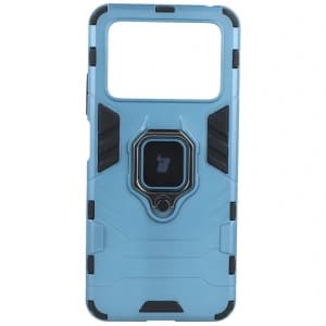 Bizon Case Armor Ring Xiaomi Poco M4 Pro 4G blau