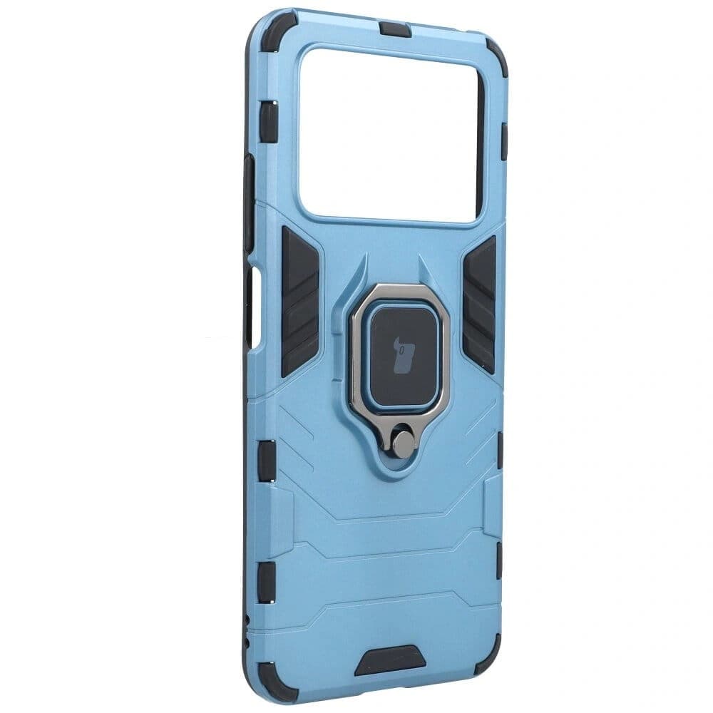 Bizon Case Armor Ring Xiaomi Poco M4 Pro 4G blau - 2