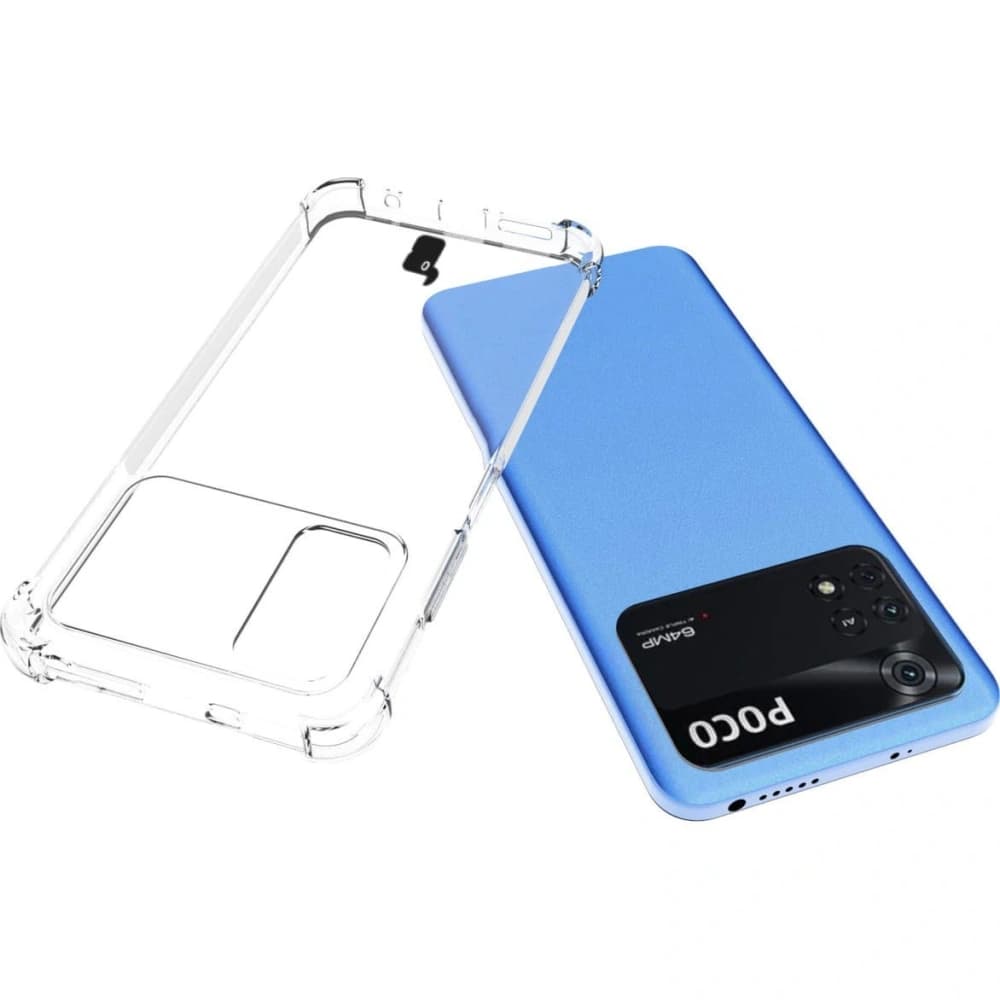 Bizon Case Clear Pack case + 2x screen glass Xiaomi Poco M4 Pro 4G clear - 5