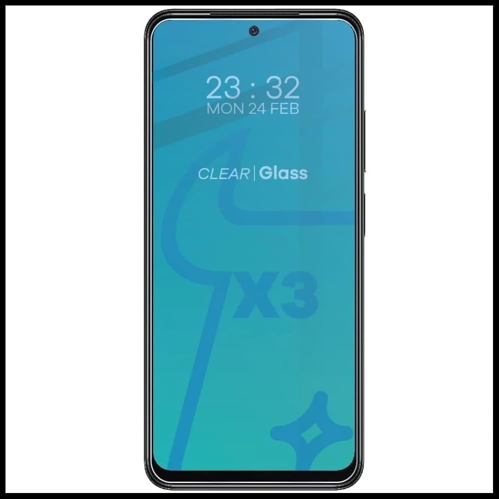 Bizon Sticlă Clear sticlă securizată - 3 buc. + sticlă lentilă Poco M4 Pro 5G / Redmi Note 11S 5G - 3