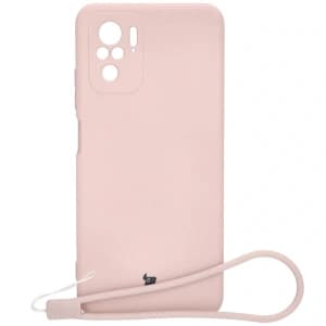 Bizon Case Silikon Sq Xiaomi Poco M5S / Redmi Note 10/10S hellrosa