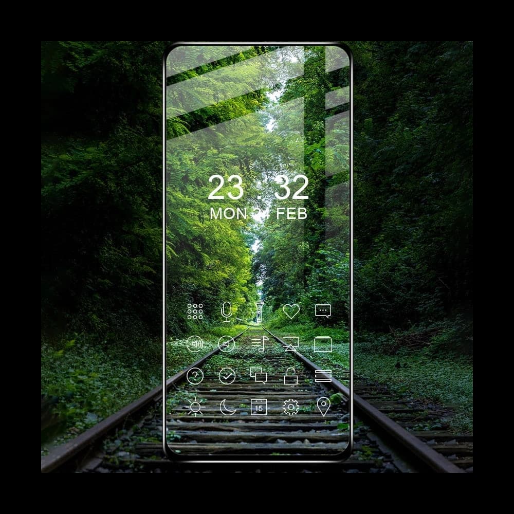 Bizon Glass Edge Xiaomi Poco X3 / NFC / PRO black - 5