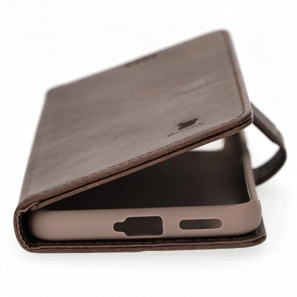 Bizon Case Wallet Xiaomi Poco X4 GT dark brown - 5