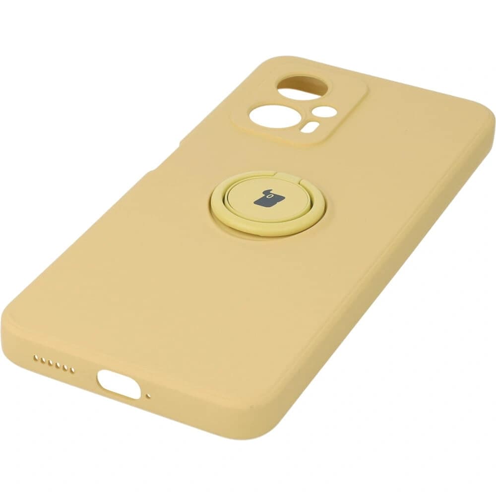 Bizon Case Silicone Ring Sq Xiaomi Poco X4 GT yellow - 2