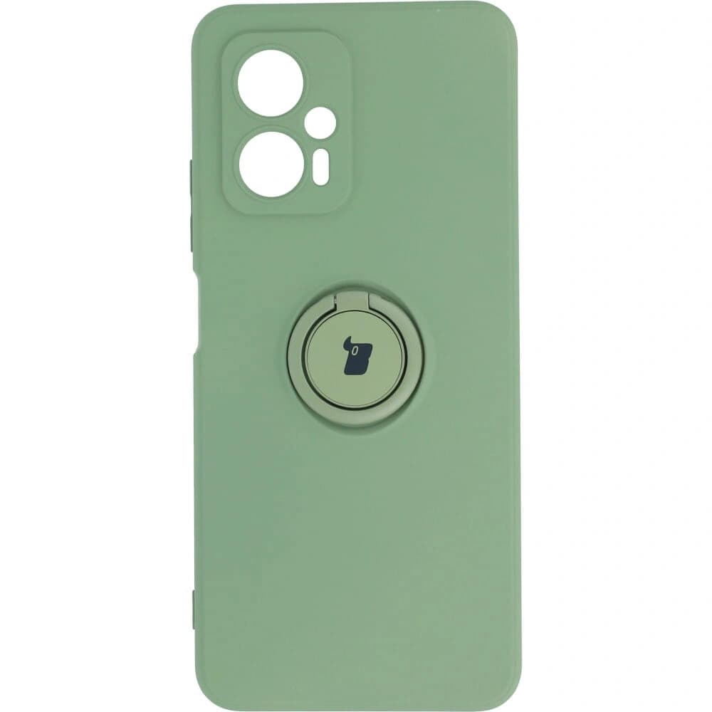 Bizon Case Silicone Ring Sq Xiaomi Poco X4 GT light green - 1