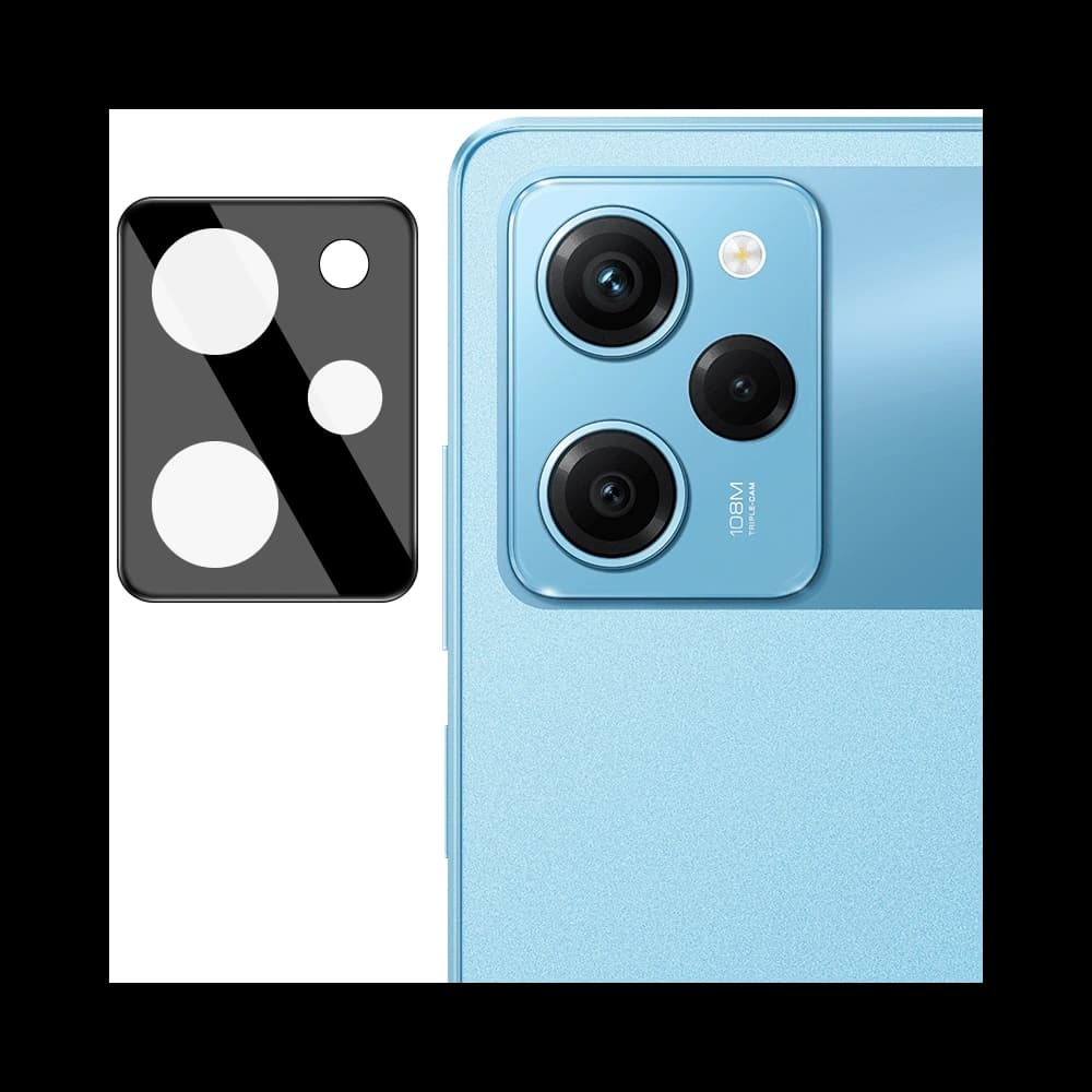 Glas für das Bizon Glaslinse für Poco X5 Pro [2 PACK] - 3