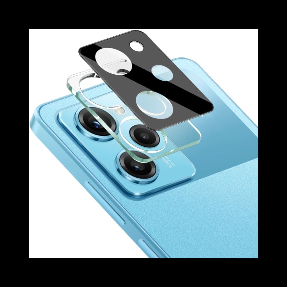 Glas für das Bizon Glaslinse für Poco X5 Pro [2 PACK] - 4