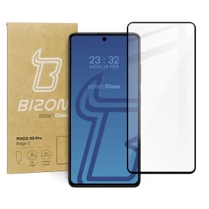 Bizon Glass Edge 2 Poco X5 Pro schwarz