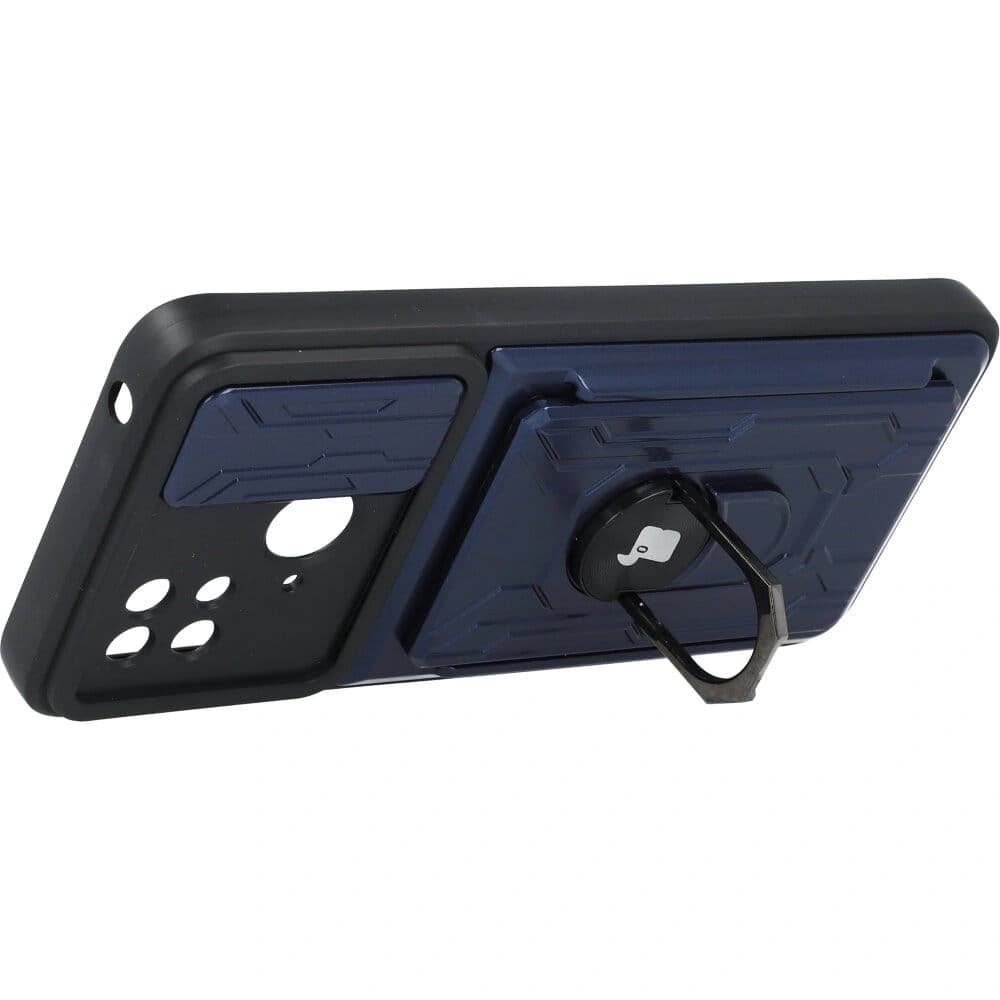 Bizon Case Camshield Kartensteckplatz Ring Xiaomi Redmi 10C marineblau - 3