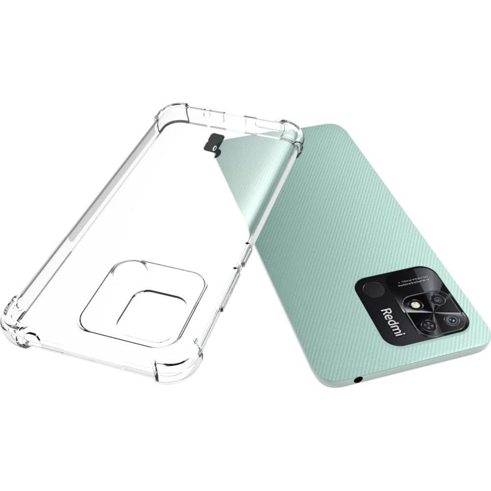 Bizon Case Clear Pack case + 2x screen glass + lens glass Xiaomi Poco C40/Redmi 10C clear - 5