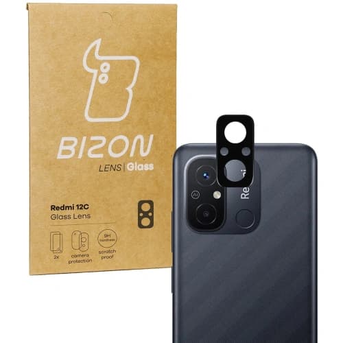 Sklo na aparát Bizon Glass Lens pro Redmi 12C [2 PACK]