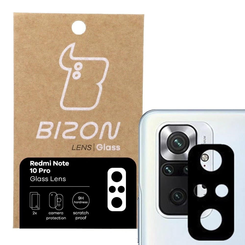 Bizon Glaslinse Xiaomi Redmi Note 10 Pro [2 PACK] - 1