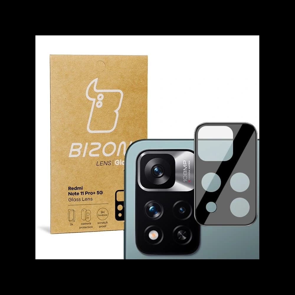 Bizon Glass Lens Redmi Note 11 Pro+ 5G [2 PACK] - 1