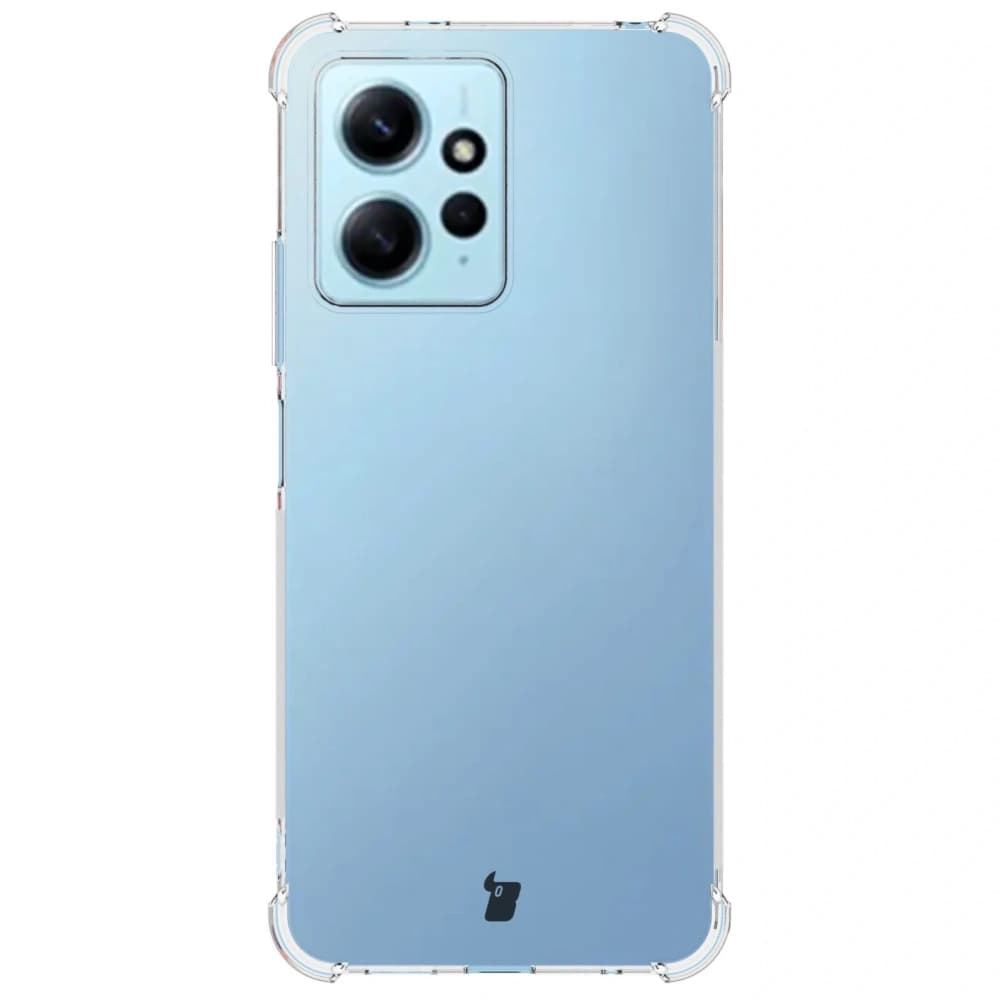 Bizon Case Clear Pack Hülle + 2x Bildschirmglas + Linsenglas Xiaomi Redmi Note 12 4G klar - 2