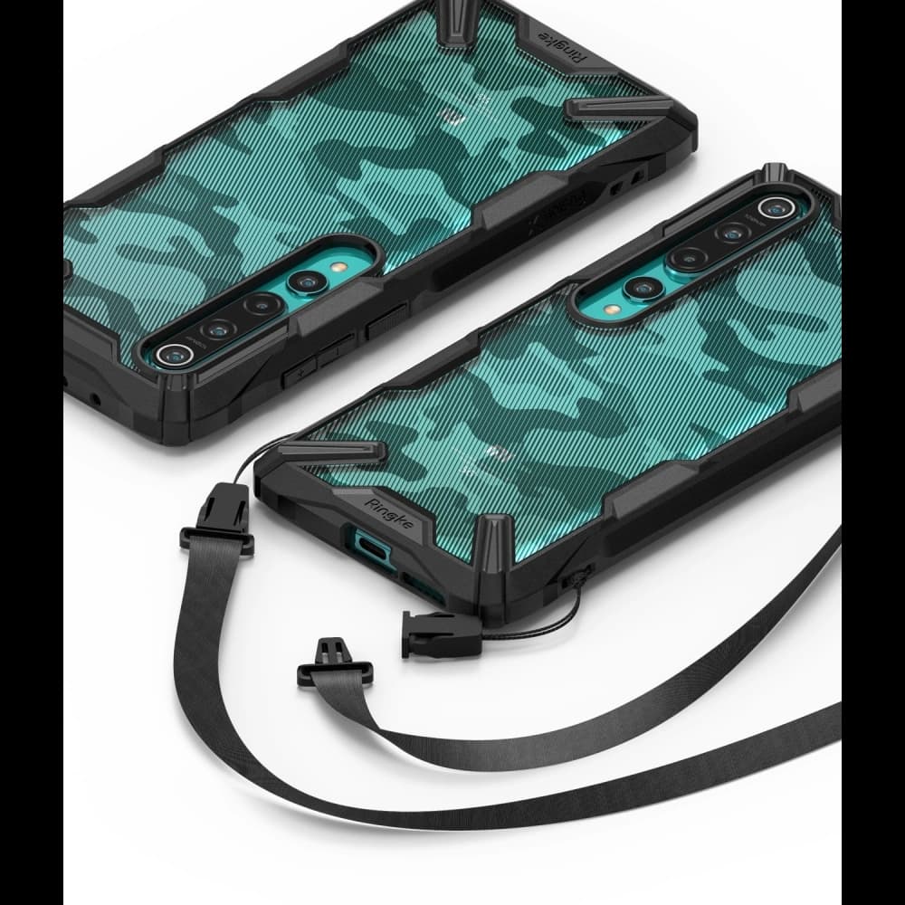 Ringke Xiaomi Tasche Fusion-X Mi 10/Pro Camo (Moro) Schwarz - 7