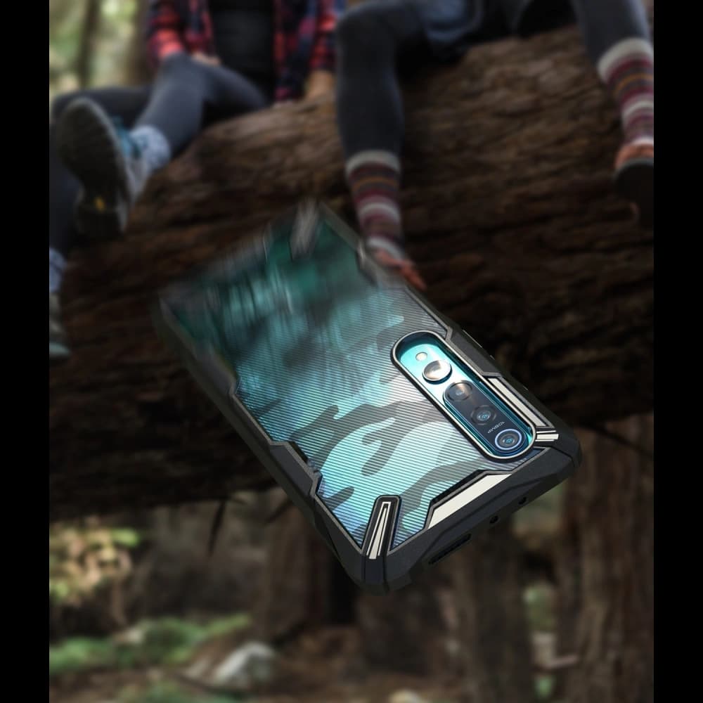 Ringke Xiaomi Tasche Fusion-X Mi 10/Pro Camo (Moro) Schwarz - 9