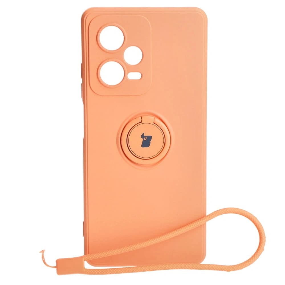 Bizon Case Silikonring Sq Xiaomi Redmi Note 12 Pro Plus 5G orange - 1