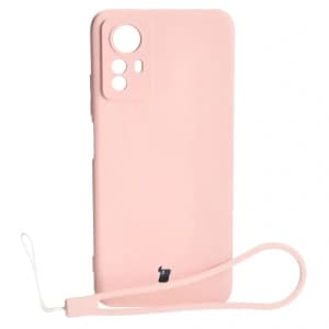 Bizon Case Silicone Xiaomi Redmi Note 12S light pink