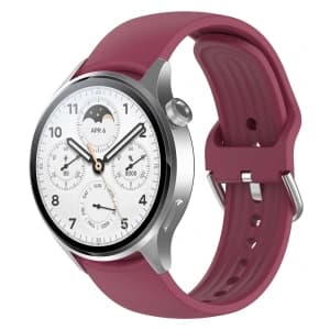 Bizon Strap Uhr Silikon Pro Xiaomi Uhr S1 Pro dunkel lila