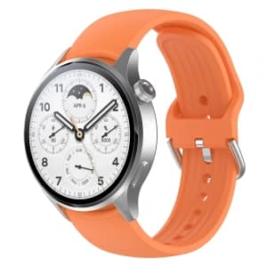 Bizon Strap Uhr Silikon Pro Xiaomi Uhr S1 Pro orange