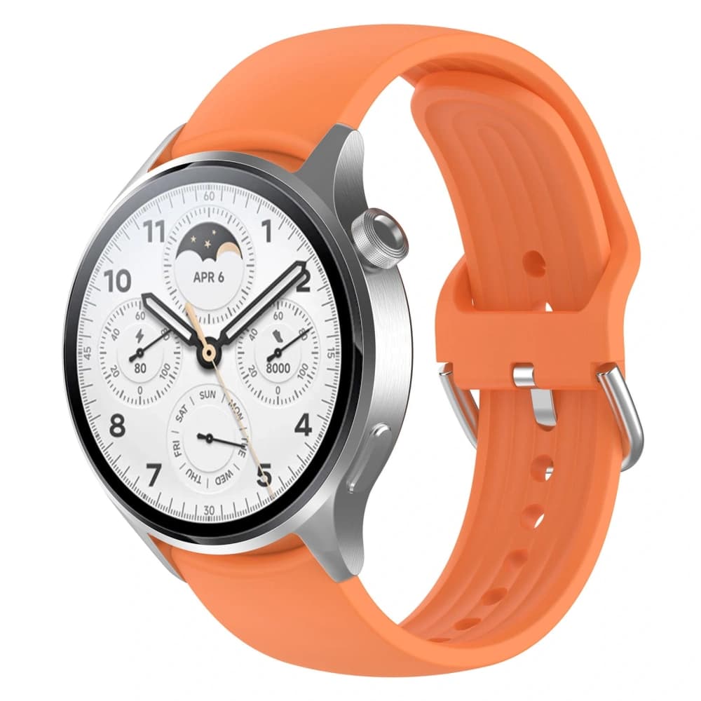 Bizon Strap Watch Silicone Pro Xiaomi Watch S1 Pro orange - 1